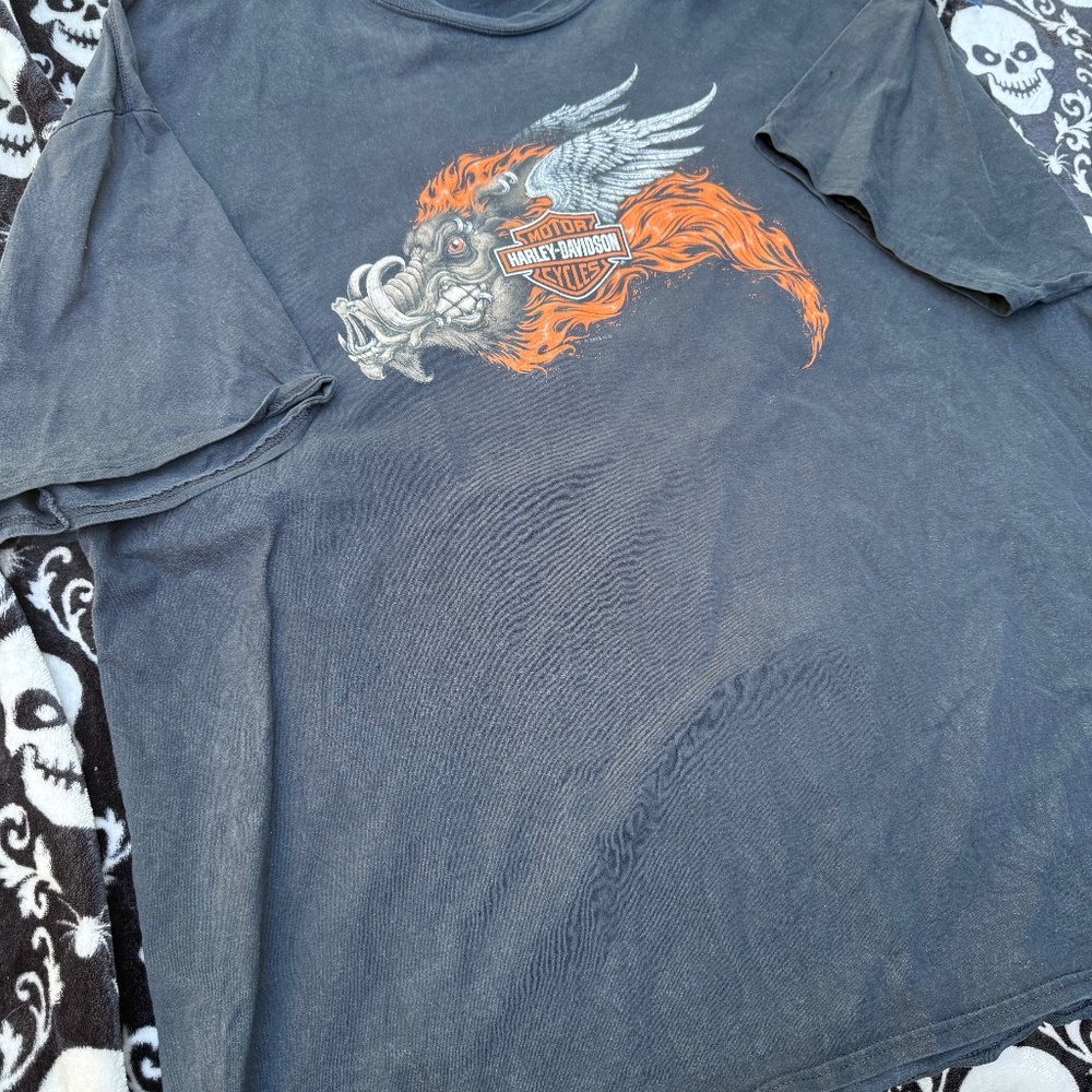 Y2k Harley Davidson T shirt size 4xl